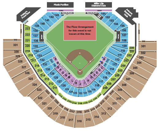 Chase Field Guaranteed Rate Bowl Seating Chart